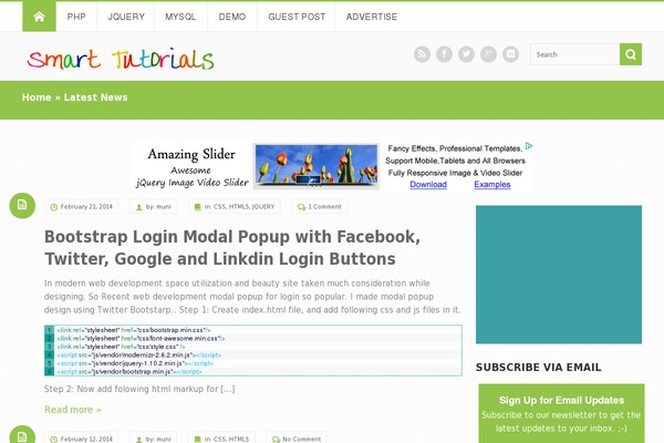 Site using Github Embed plugin