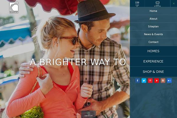 Crown theme site design template sample