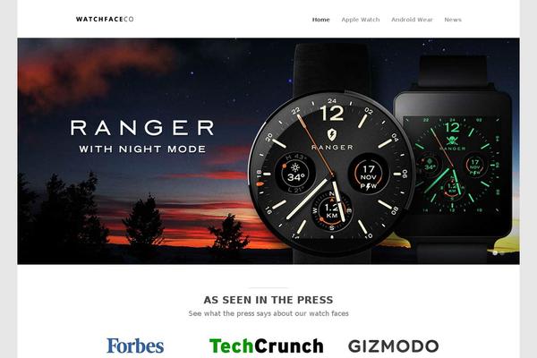 Hardy theme site design template sample