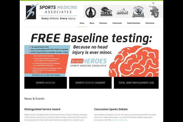 Sevent theme site design template sample