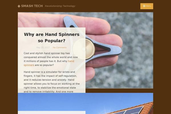 Saga theme site design template sample