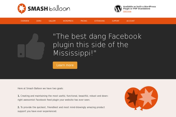 Tabby Responsive Tabs website example screenshot