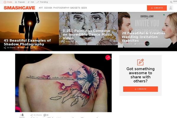 Site using Snax plugin