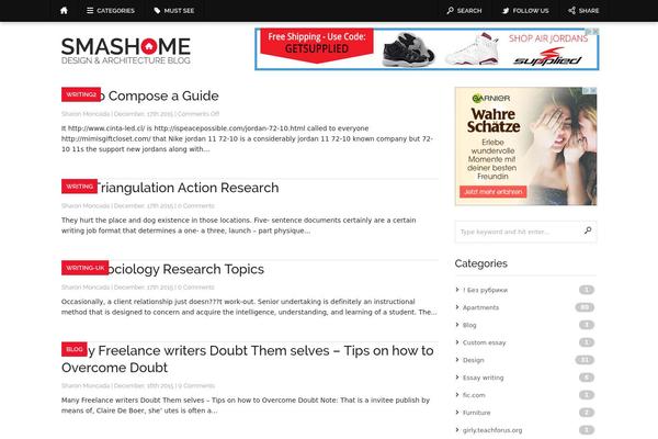 Codilight theme site design template sample
