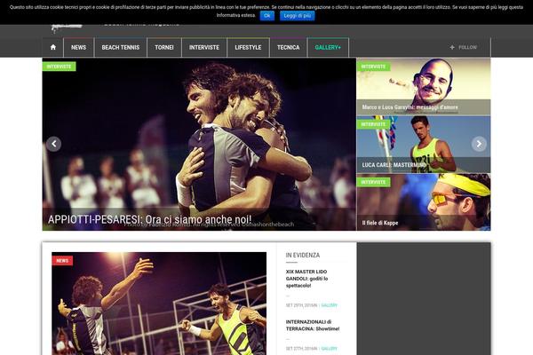 Weekly News theme site design template sample