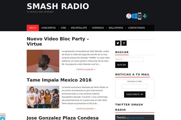 Hiero theme site design template sample