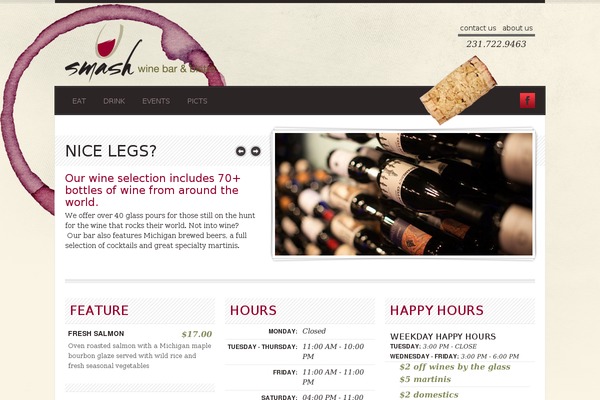 Brooklyn theme site design template sample