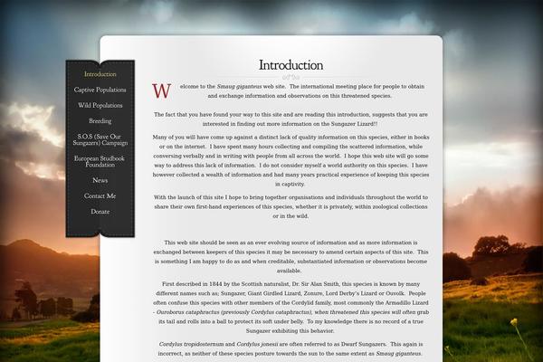 Memoir theme site design template sample