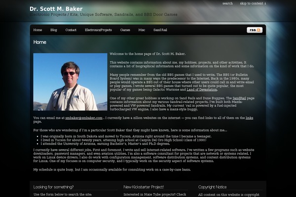 Scott theme site design template sample