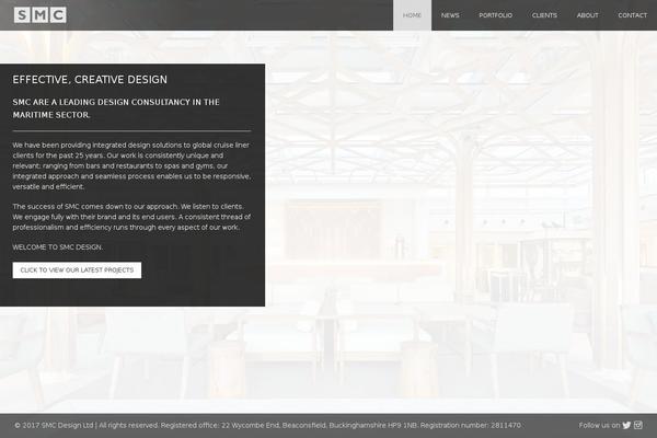 Smc theme site design template sample