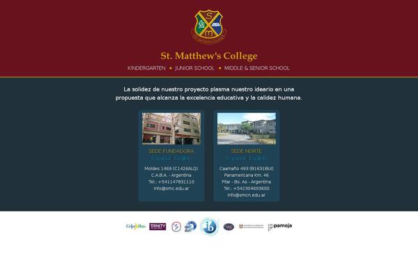 Smc theme site design template sample