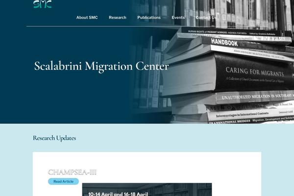 Smc theme site design template sample