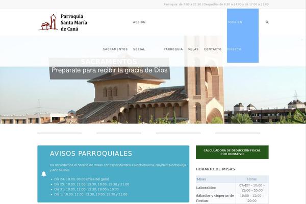Adorechurch theme site design template sample