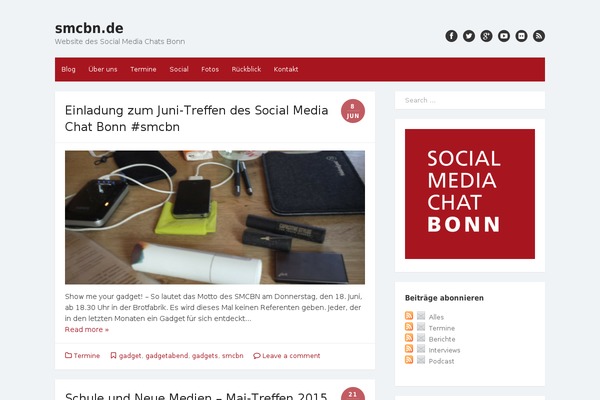 The Box theme site design template sample