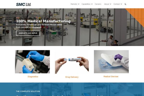 Smc theme site design template sample