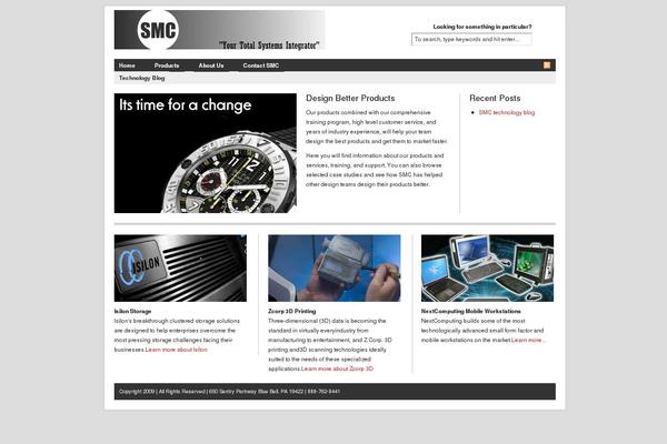 Revolution theme site design template sample