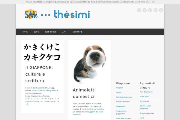 Pinboard theme site design template sample