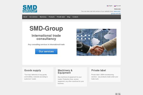 Responsive theme site design template sample