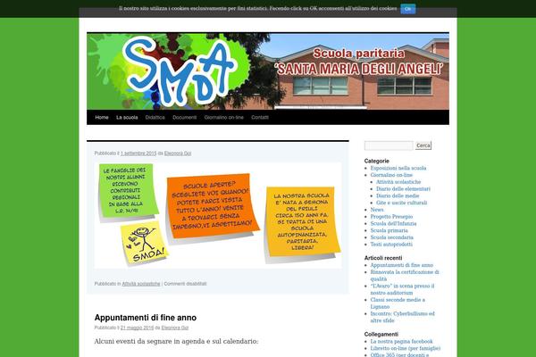 Twenty Ten theme site design template sample