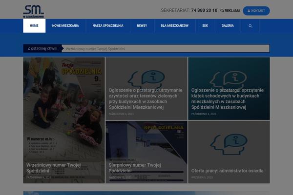 Site using Wp-news-and-widget-pro plugin