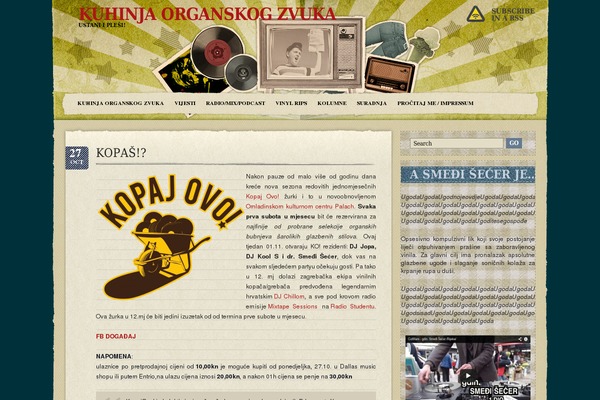 Retromania theme site design template sample