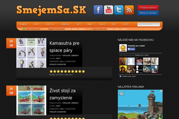 Hueman Child theme site design template sample