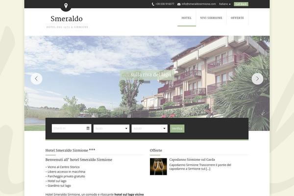 Hotel theme site design template sample