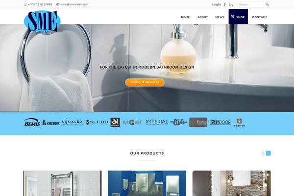 Savia theme site design template sample
