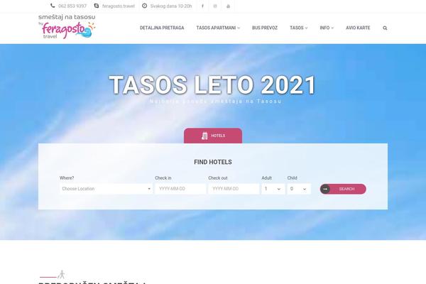 Exploore theme site design template sample