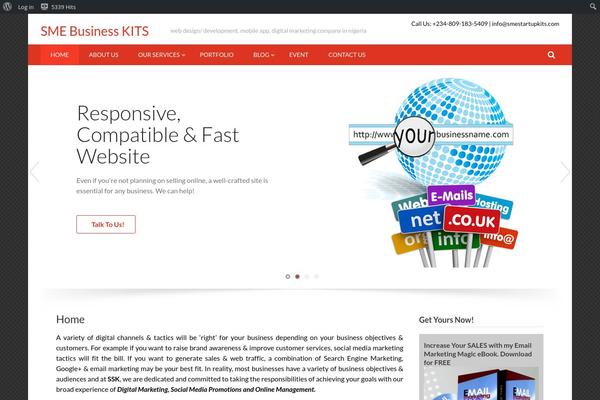 smestartupkits.com site used Accesspress Basic