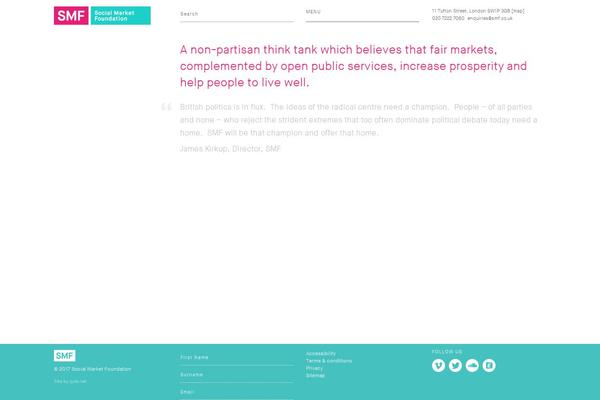 Smf theme site design template sample