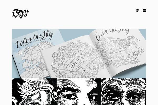 KON/CEPT theme site design template sample