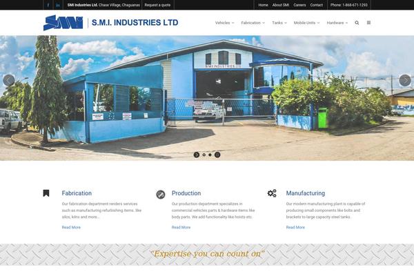 Smi theme site design template sample