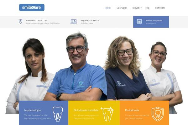 Dent-all-child theme site design template sample