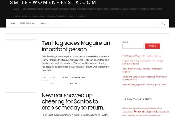 JustWrite theme site design template sample