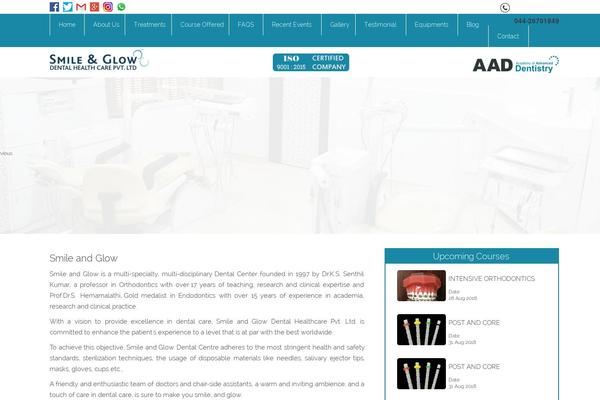 smileandglow.com site used Smileandglow