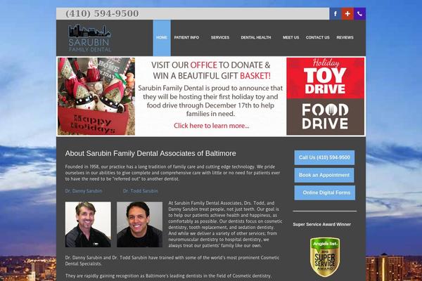 CoWorker theme site design template sample