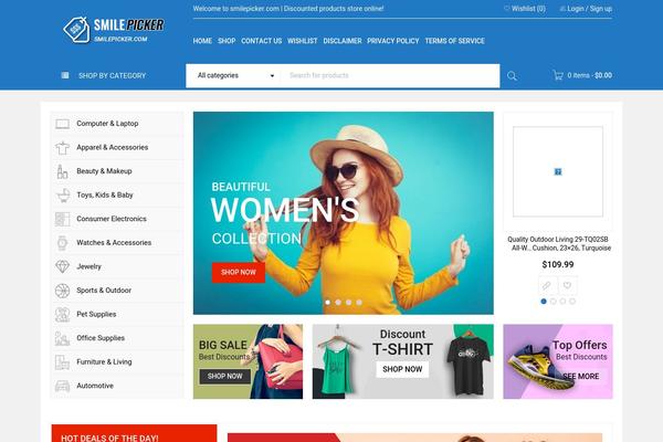 Site using WooZone plugin