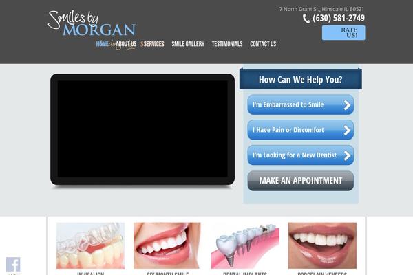 Morgan theme site design template sample