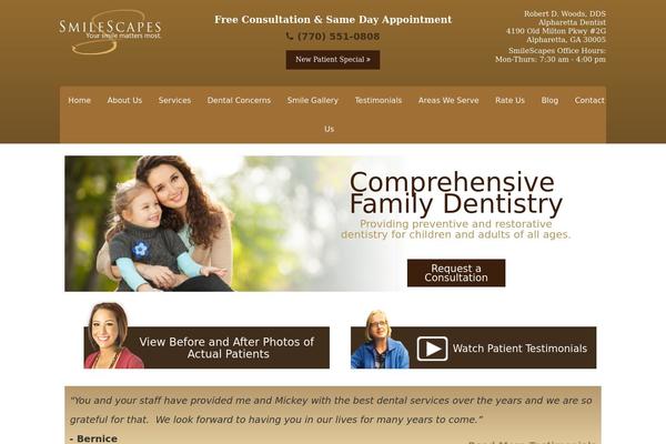 Identity theme site design template sample