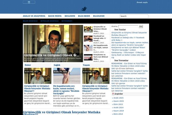 Gazpomag theme site design template sample