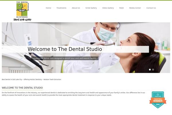 Dictate theme site design template sample