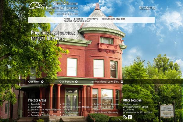 Carpenter theme site design template sample