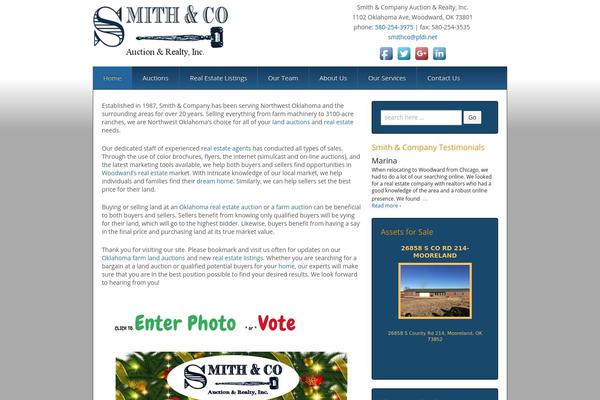 Bones theme site design template sample