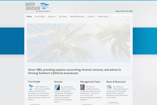 Etherna theme site design template sample