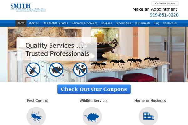 Smith_Exterminating theme websites examples