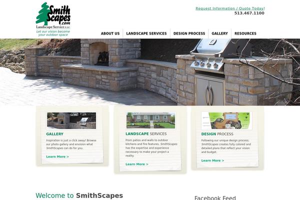 Outreach theme site design template sample