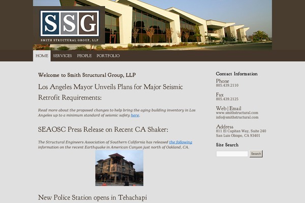 smithstructural.com site used Smith