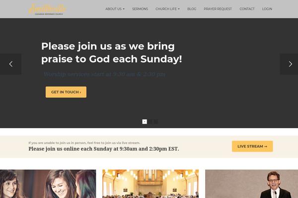 Site using Sermonaudio-widgets plugin