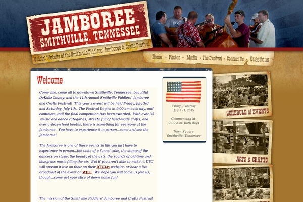 smithvillejamboree.com site used Jamboree